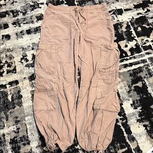 American Eagle Outfitters Beige Cargo Pants